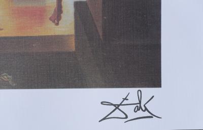 Salvador DALI  : L’Homme invisible- Lithographie signée et numérotée, 500ex 2