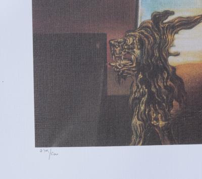 Salvador DALI  : L’Homme invisible- Lithographie signée et numérotée, 500ex 2