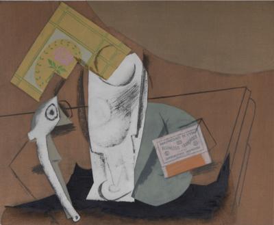 Pablo PICASSO (after) - Nature morte à la pipe (2), 1962 - Pochoir 2