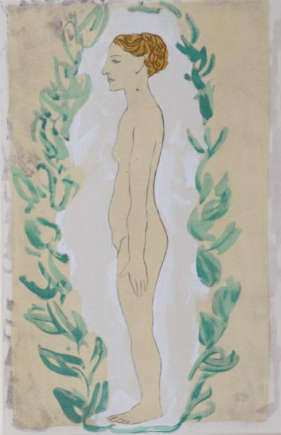 Pablo PICASSO (After) - Femme nue debout, 1962 - Pochoir 2