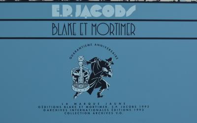 Edgar P. Jacobs - La Marque Jaune, 1997 - Sérigraphie 2