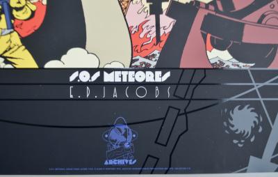 Edgar P. Jacobs -  S.O.S. Météores, 1992 - Sérigraphie 2