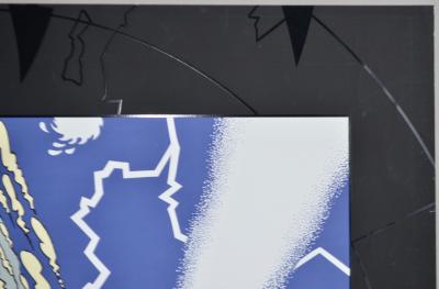 Edgar P. Jacobs -  S.O.S. Météores, 1992 - Sérigraphie 2