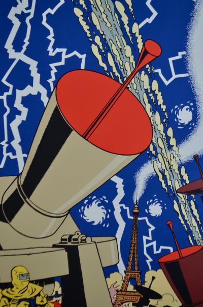 Edgar P. Jacobs -  S.O.S. Météores, 1992 - Sérigraphie 2