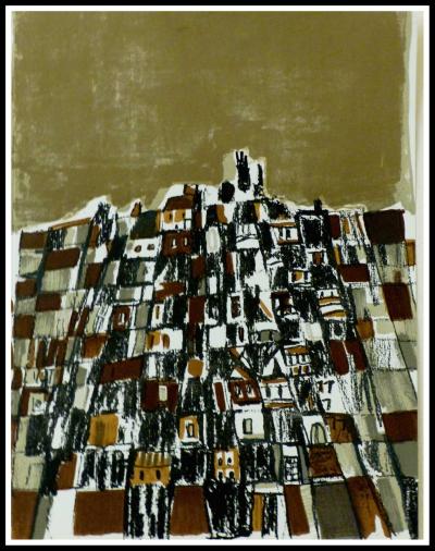 Maria Helena VIEIRA DA SILVA - Spanish town, 1962 - Original lithograph 2