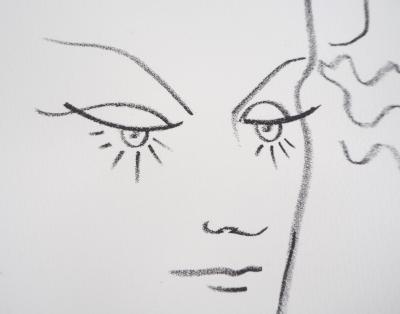 Jean COCTEAU - La parure de perles - Lithographie signée 2