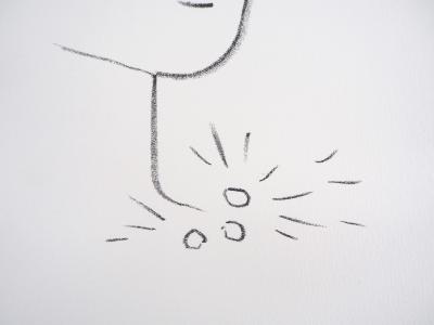 Jean COCTEAU : La parure de perles - Lithographie signée 2