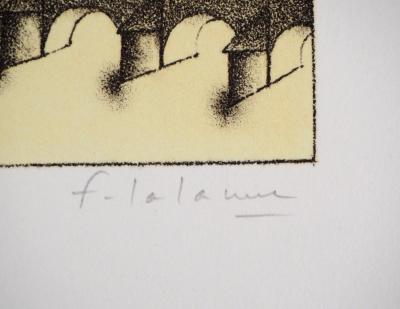 François-Xavier LALANNE - Château rhinocéros, 1978 - Lithographie originale signée au crayon 2