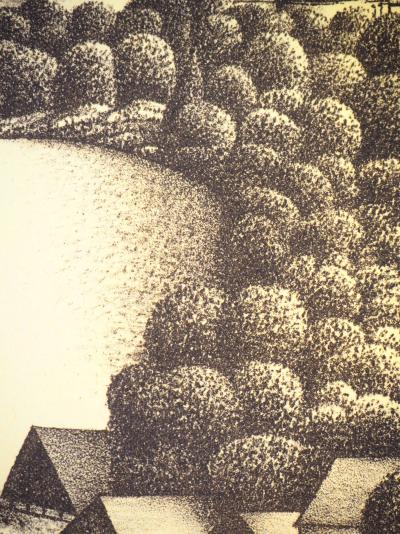 François-Xavier LALANNE - Château rhinocéros, 1978 - Lithographie originale signée au crayon 2