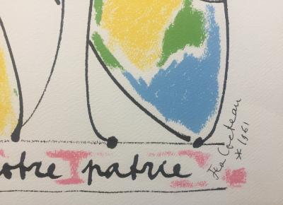 Jean COCTEAU - Les fondateurs de l’Europe, 1961 - Lithographie 2