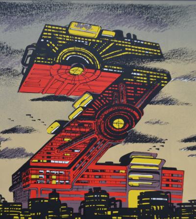 Tome et Janry -  Le réveil du Z, 1986 - Sérigraphie signée au crayon 2