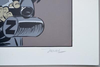 Tome et Janry -  Le réveil du Z, 1986 - Sérigraphie signée au crayon 2