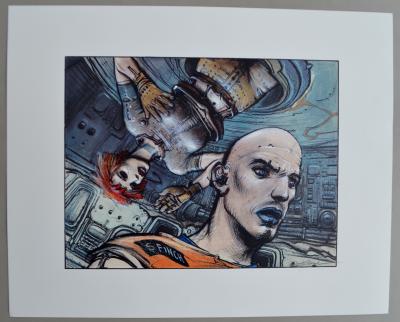 Enki BILAL - Finch - Sérigraphie signée 2