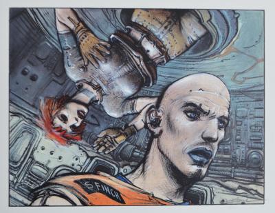 Enki BILAL - Finch - Sérigraphie signée 2