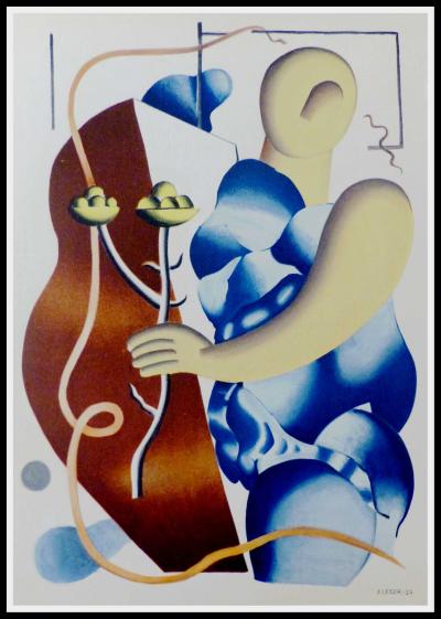 Fernand LEGER (d’après) - Composition cubiste II - Lithographie 2