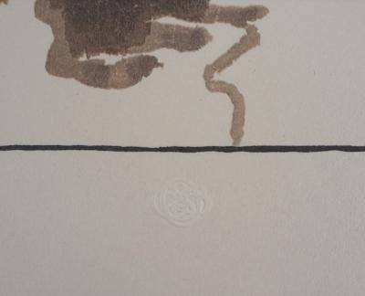 Jules CHADEL : Bretagne : Douarnenez, Voilier, 1924 - Bois gravé original signé 2