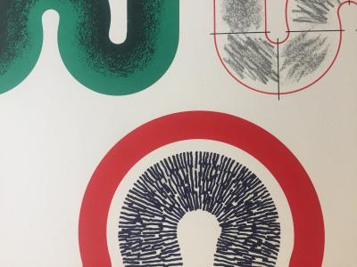 Kumi SUGAI - S (Trois), 1990  - Lithographie signée au crayon 2