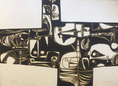 Oswaldo GUAYASAMIN - Milay 2 VARIANTE - Gravure signée au crayon 2