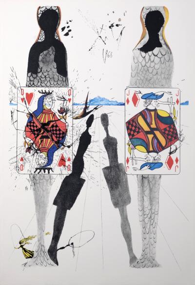 Salvador DALI - The Queen’s Croquet Ground, 1969 - Original  heliogravure 2