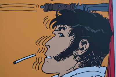 Hugo PRATT - Corto Maltese couteau, 1990 - Sérigraphie 2