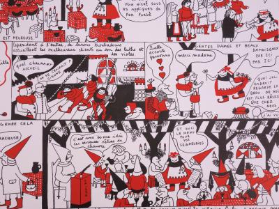 Yves SAINT LAURENT : Chez Lulu la Cathare, 1985 - Lithographie 2