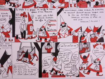 Yves SAINT LAURENT - Le châtiment de la vilaine Lulu, 1985  - Lithographie 2