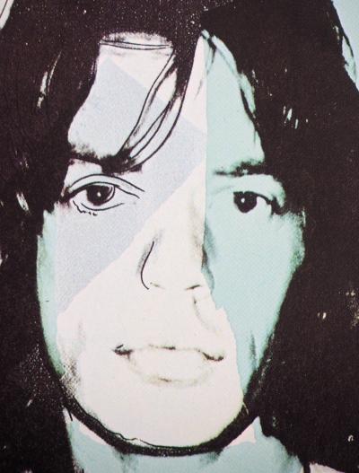Andy WARHOL (d’après) - Mick Jagger bleu, 1075 - Impression offset 2