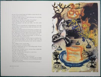 Salvador DALI - Who stole the tarts?, 1969 - Original heliogravure 2