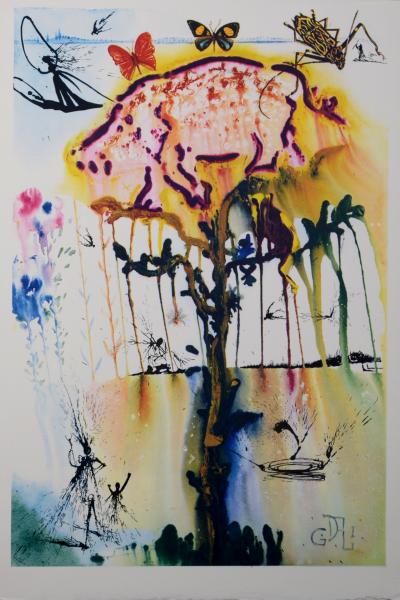 Salvador DALI - Pig and pepper, 1969 - Original heliogravure 2