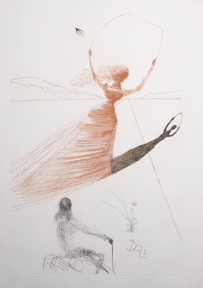 Salvador DALI - Les aventures d'Alice au pays des merveilles, 1969 - Gravure originale 2