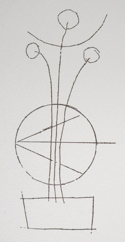 Man RAY - Fleurs du rêve, Irène, 1969 - Héliogravure originale 2