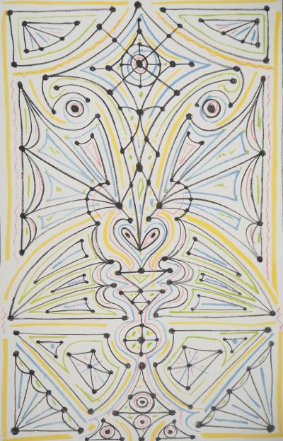Jean COCTEAU : Tête d'animal - Lithographie signée 2
