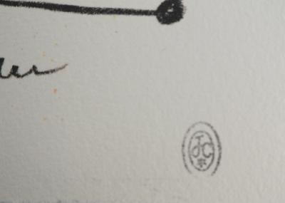 Jean COCTEAU: The Kiss - Signed lithograph 2