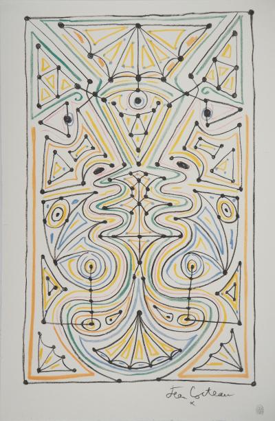 Jean COCTEAU : Le Baiser - Lithographie signée 2