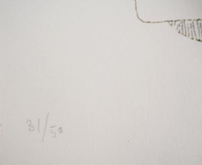 Man RAY : Main surréaliste, Jacqueline, 1969 - Gravure originale signée au crayon 2