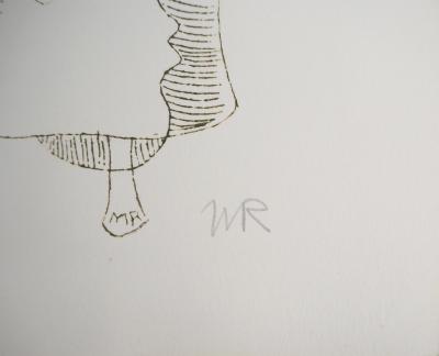 Man RAY : Main surréaliste, Jacqueline, 1969 - Gravure originale signée au crayon 2