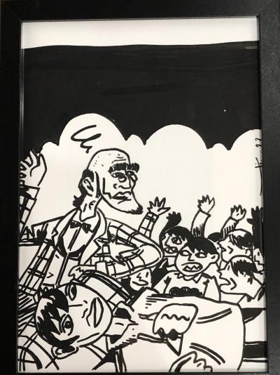 TOPOLINO - Mes nuits apaches I , 2017 - Dessin à l’encre de chine 2
