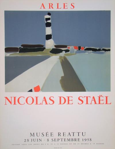 Nicolas DE STAËL (d'après) - Le phare, 1958 - Affiche originale