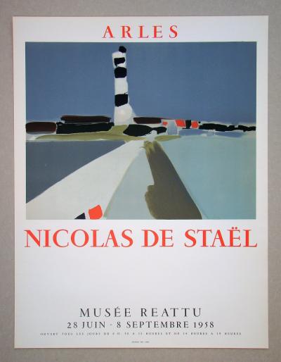 Nicolas DE STAËL (d’après) - Le phare, 1958 - Affiche originale 2