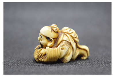 Japon - Netsuke en ivoire représentant Daikoku, début du XXème siècle 2