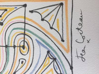 Jean COCTEAU - La Chapelle St Pierre - Lithographie 2
