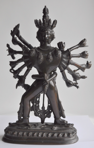 Inde - Kali - Sculpture En Bronze, XXème siècle 2