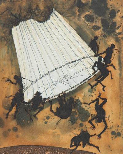 Lars BO : Le Miroir brisé, 1969 - Gravure originale signée au crayon 2