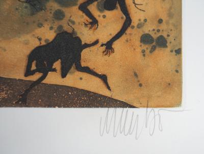 Lars BO : Le Miroir brisé, 1969 - Gravure originale signée au crayon 2