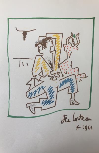 Jean COCTEAU - Danse Espagnole, 1968 - Lithographie 2