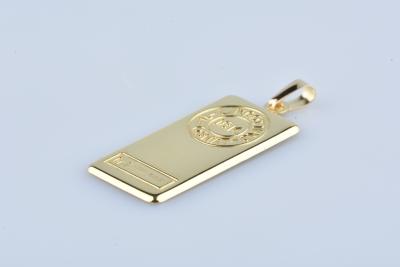 Pendentif Lingot d’or en or jaune 18 carats 2