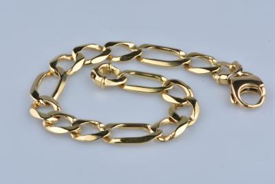 Men's bracelet in 18K yellow gold 2