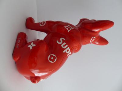Patrick KONRAD - CHANEL Black Bulldog  - Sculpture 2