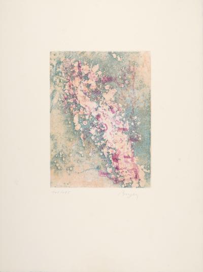 Camille BRYEN  : Marcel Duchamp, 1971 - Hand signed aquatint etching 2