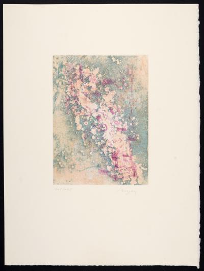 Camille BRYEN  : Marcel Duchamp, 1971 - Hand signed aquatint etching 2